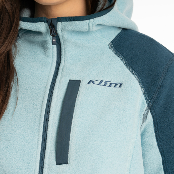 Hanorac Dama Klim Darby Canyon Fleece Milky Blue - Reflecting Pond-8