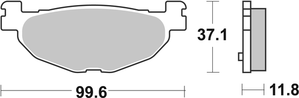Ms Scooter Maxi Sintered Brake Pads, 1, nordicamoto.ro