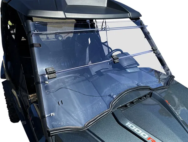Deluxe Full Folding Windshield Clear -4