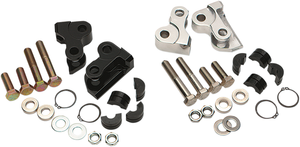 Rear Lowering Kit Black, Powder-coated, 3, nordicamoto.ro