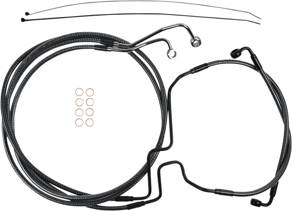 Karbonfibr Lower Brake Line Silver, Carbon Fiber, Karbonfibr Standard, 1, nordicamoto.ro