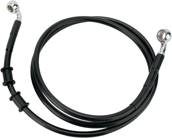 Extended Length Black Vinyl Brake Line Kit Black Oversize [+51 mm (2'')], 1, nordicamoto.ro