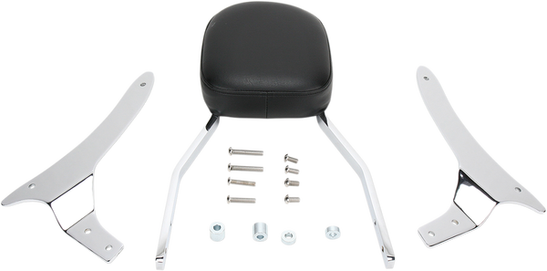 Square Sissy Bar Kit Chrome, 1, nordicamoto.ro