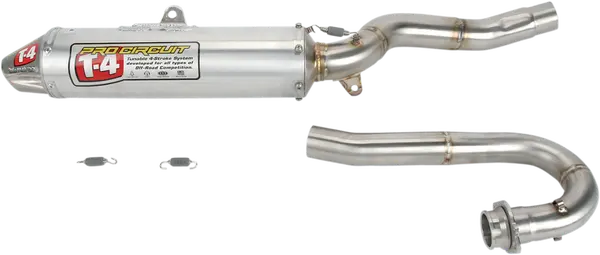T-4 Exhaust System Silver-0