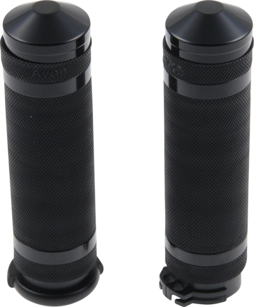 Hand Grips Black, Powder-coated, 1, nordicamoto.ro