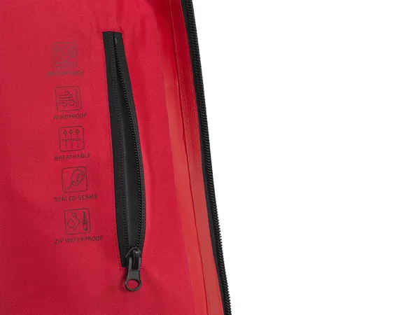 Women's Corpo Rain Jacket Red, Black -3