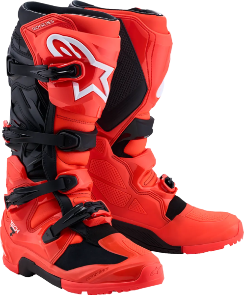 Cizme Alpinestars Tech 7 Enduro Rosu Fluo/Negru 38, 1, nordicamoto.ro