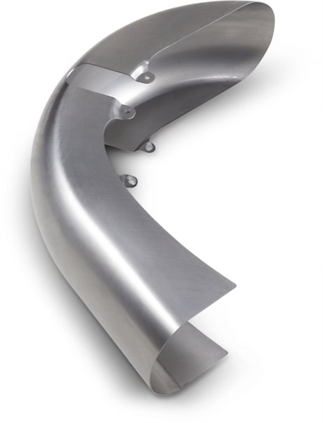 Flat Back Dresser Front Fender Gray, 1, nordicamoto.ro