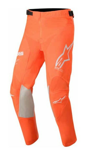 Pantaloni copii Alpinestars Racer Tech Orange Fluo/White/Blue