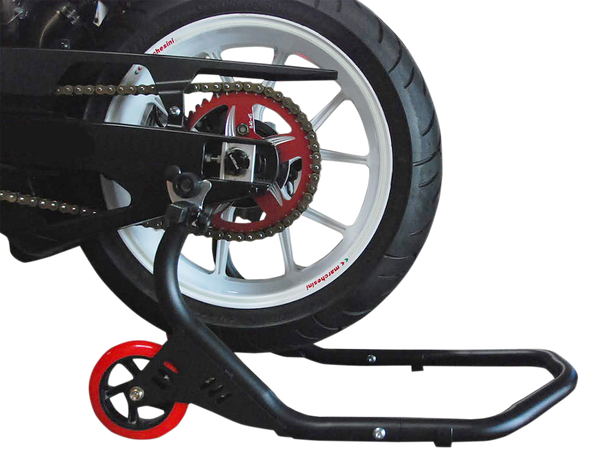 Deluxe Rear Wheel Stand Black, Powder-coated, 1, nordicamoto.ro