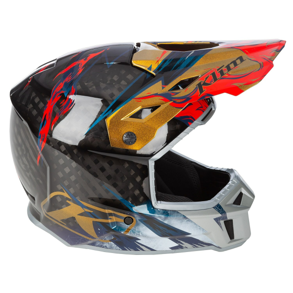 Casca Snowmobil Klim F3 Carbon Pro ECE Ascent Black - Asphalt-26