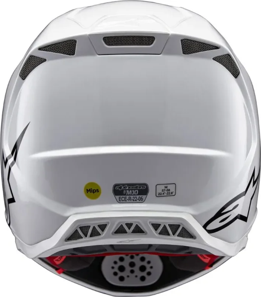 Casca Alpinestars Supertech M10 Solid Mx White-5