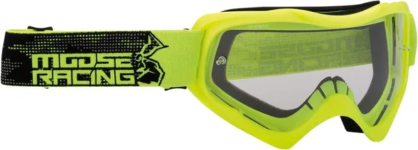 Ochelari Moose Racing Qualifier Agroid Black/Fluorescent Yellow-0