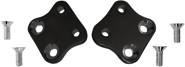 Kick-back Adapter Plates Black, Silver 28, 1, nordicamoto.ro