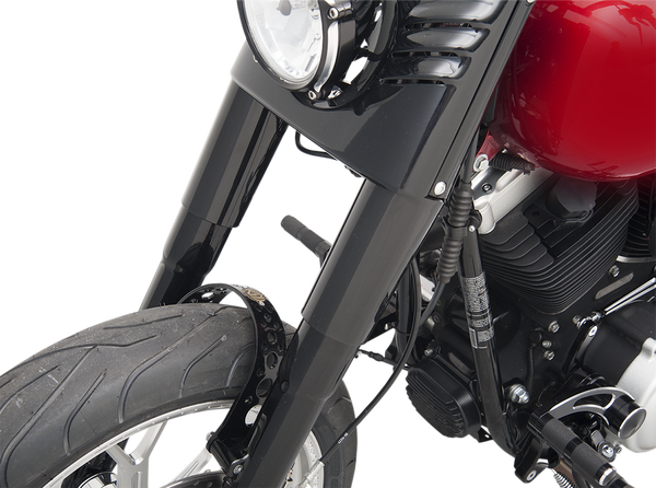 Fork Slider Covers Black Standard, 1, nordicamoto.ro