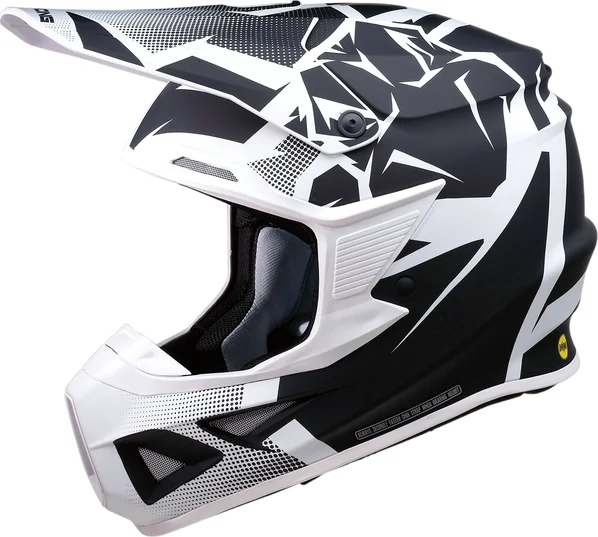 Casca Moose Racing F.I. AGROID™ Alb/Negru L, 1, nordicamoto.ro