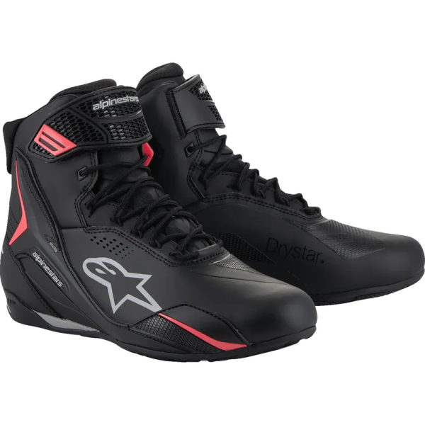 Pantofi Damă Alpinestars Stella Faster-4 Drystar® Black/Grey/Coral 5, 1, nordicamoto.ro
