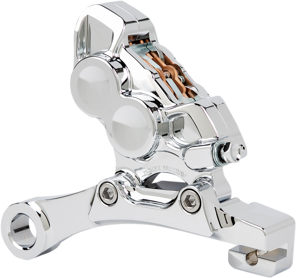 Ness Tech Four-piston Caliper Chrome, 1, nordicamoto.ro