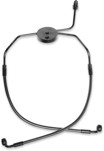 Designer Series Dot Front Lower Brake Line Kit Black, Black Pearl, 3, nordicamoto.ro