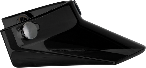 3-snap Moto Helmet Visor Black ONE SIZE, 1, nordicamoto.ro