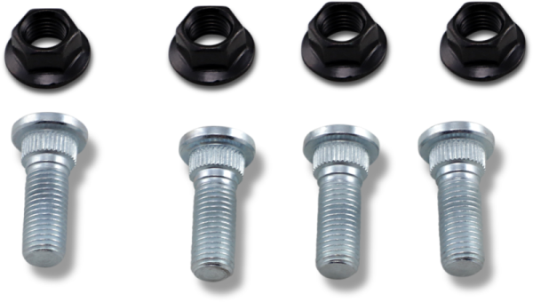 Wheel Stud/nut Kit Silver, 1, nordicamoto.ro