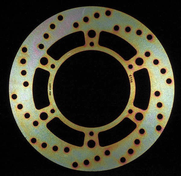 Round D-series Fixed Offroad Brake Rotor Gold, Stainless Steel, 1, nordicamoto.ro