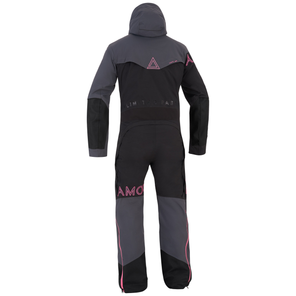 AMOQ Eclipse V2 W's Monosuit 20K Black/Dk Grey/Pink XS, 3, nordicamoto.ro