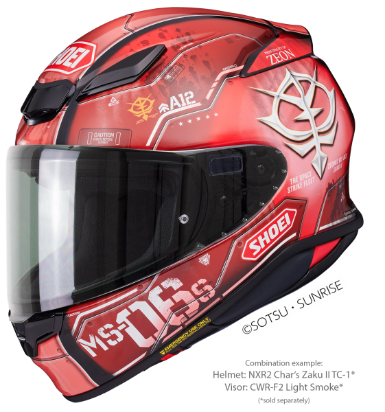Casca integrala SHOEI NXR2 CHAR`S ZAKU II TC-1 Rosu XXL-2