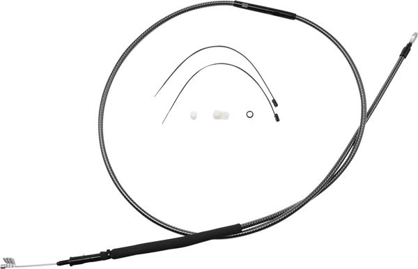 High-efficiency Polished Karbonfibr Clutch Cable Silver, 1, nordicamoto.ro