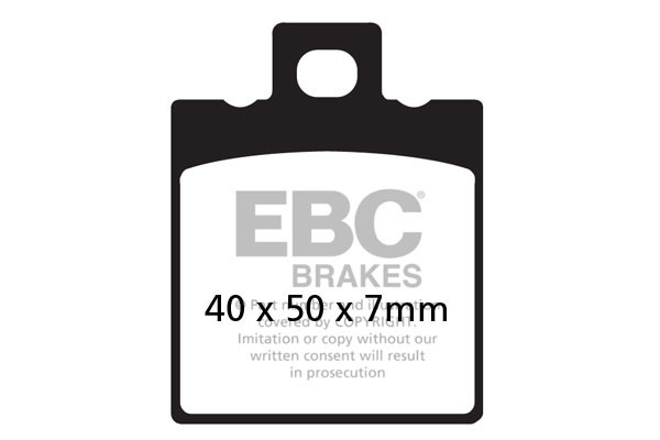 Vee Semi-sintered Brake Pads, 2, nordicamoto.ro