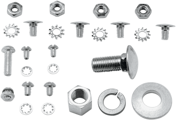 Wheel Hub Outer Screw Kit Silver, 1, nordicamoto.ro