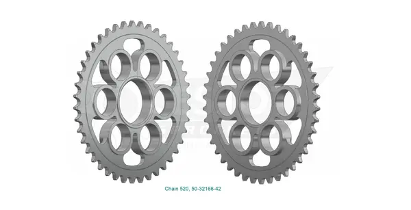 Standard Sprocket Rear 520 Zinc Plated, 1, nordicamoto.ro