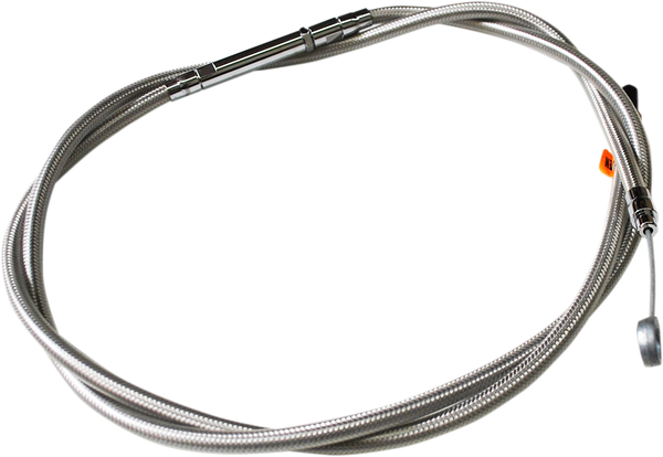 Scout Complete Stainless Braided Handlebar Cable/brake Line Kit Silver, 1, nordicamoto.ro