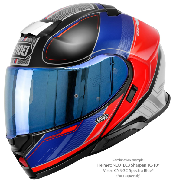 Casca Flip-up SHOEI NEOTEC3 SHARPEN TC-10 Albastru/Rosu/Alb XXL-5