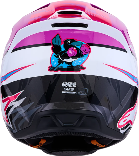 Casca Alpinestars SM3 Falcon Mov/Alb/Roz XS, 6, nordicamoto.ro