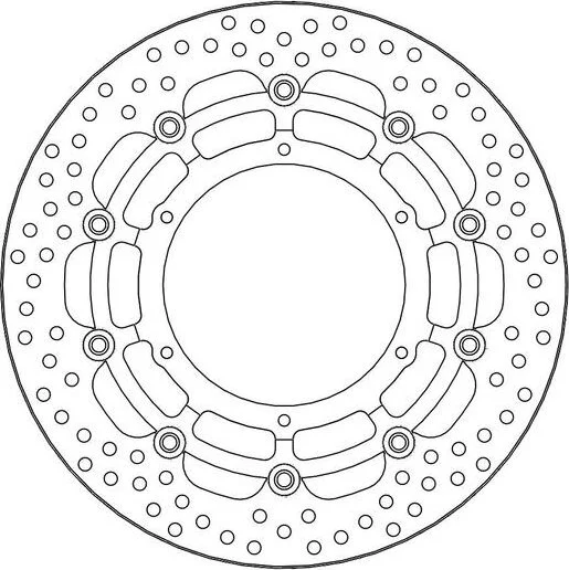 Rotor de curse flotant din oțel inoxidabil din seria Halo, 1, nordicamoto.ro