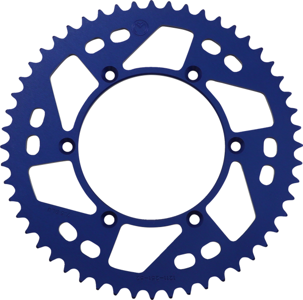 MOOSE RACING Rear Aluminum Sprocket Blue, 4, nordicamoto.ro