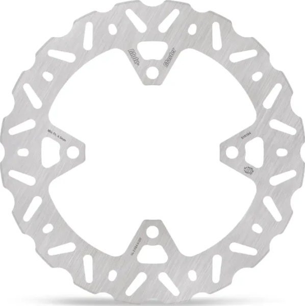 Nitro Series Brake Disc Silver, Stainless Steel