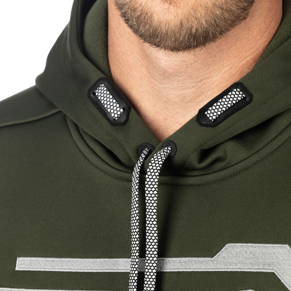 Hanorac Klim Zone Pullover Black - Hi-Vis, 7, nordicamoto.ro