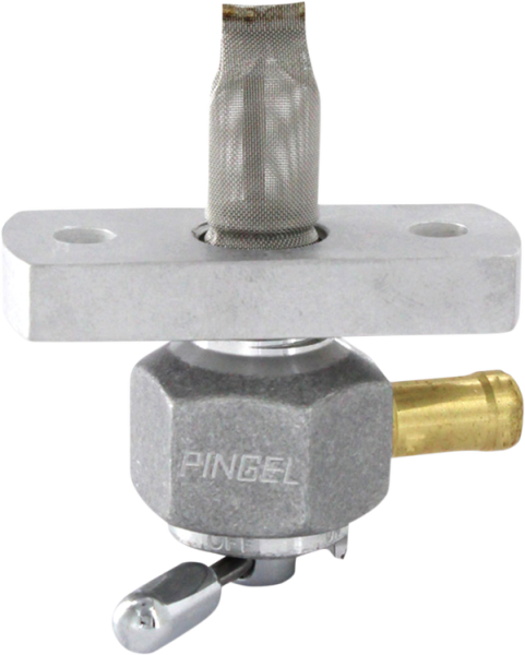 Power-flo Hex Fuel Valve Silver, 1, nordicamoto.ro