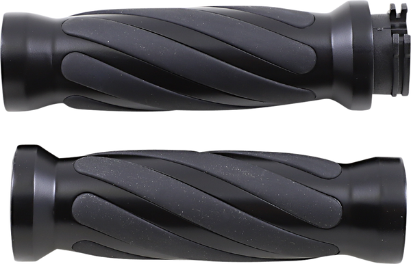 Twisted Grips Black, 1, nordicamoto.ro