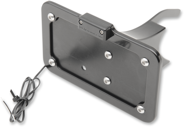 Side-mount License Plate White, 2, nordicamoto.ro
