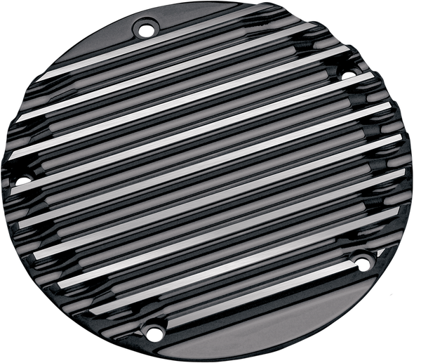Derby Cover Black, Gloss, Powder-coated, 3, nordicamoto.ro