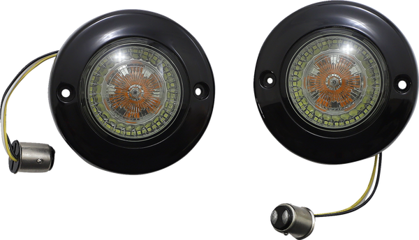 Probeam® Dynamic Ringz® Led Turn Signals Black, 3, nordicamoto.ro