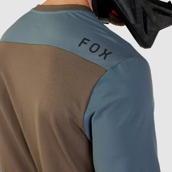 Tricou Moto Fox Defend Off Road Albastru Citadel-0