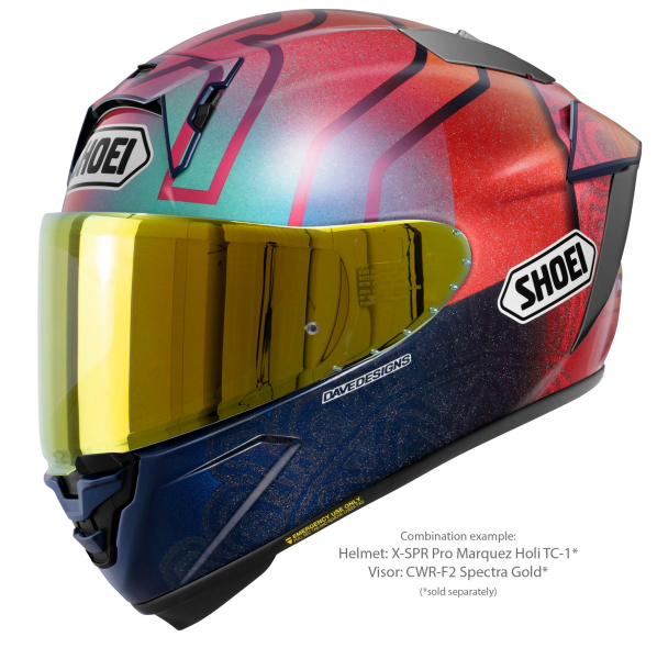Casca integrala SHOEI X-SPR PRO Marquez Holi TC-1 LTD. Albastru/Rosu XXL-2