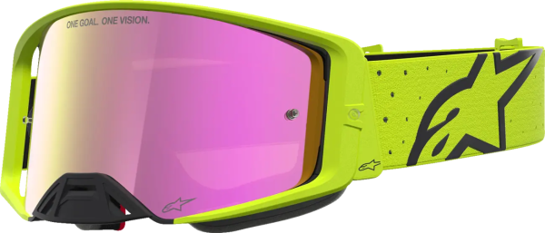 Ochelari Alpinestars Supertech Vesta Galben Fluo/Negru/Lentila Colorata, 1, nordicamoto.ro
