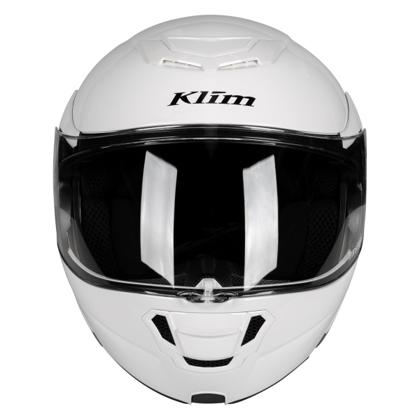 Cască Modulară Klim TK1200 Karbon ECE/DOT Gloss White-3