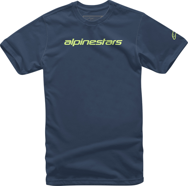 Tricou Alpinestars Linear Wordmark Navy XL, 2, nordicamoto.ro