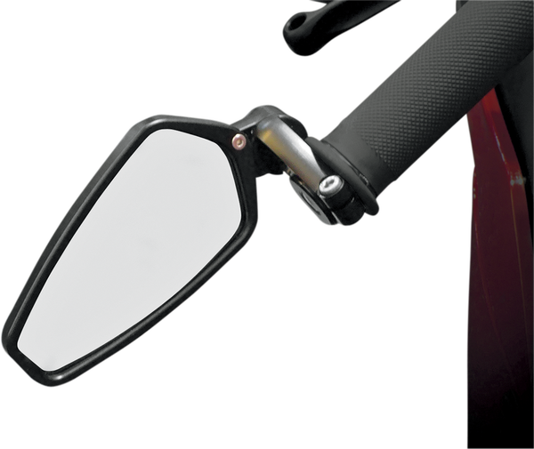 Arrow Bar End Mirror Anodized Black, 1, nordicamoto.ro